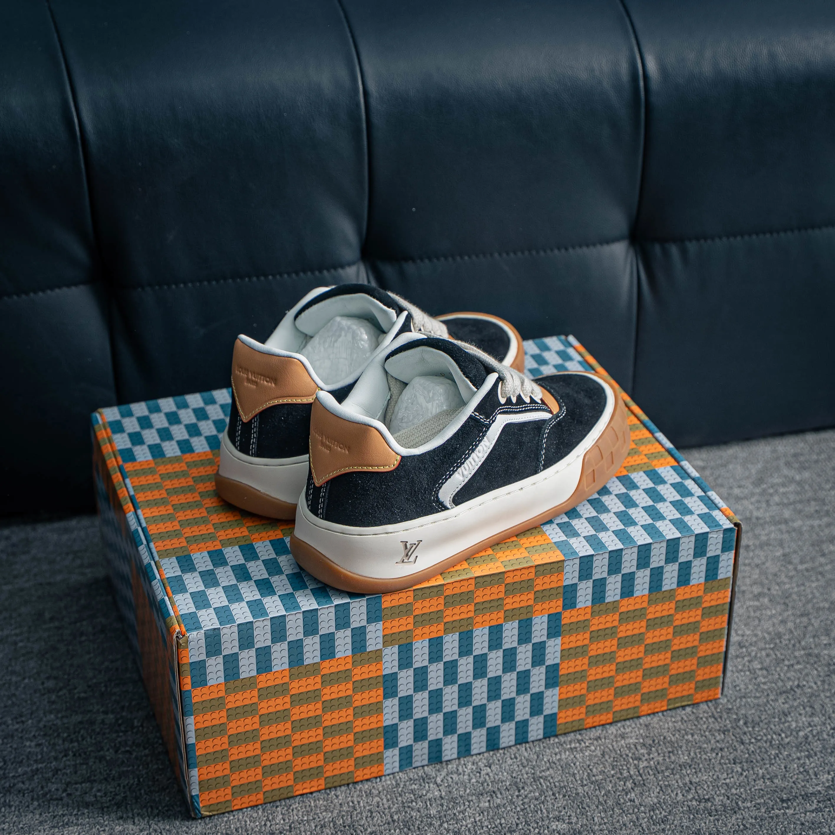 YS Premium -- LOUIS VUITTON Tilted Series｜2026 LV Tilted Low Sneakers Series Low-Top Retro Skate Shoes